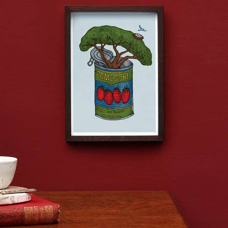 The Nonsense Maker – Großhandel Kunstdruck – Dose Tomaten - A5 Kunstdruck
