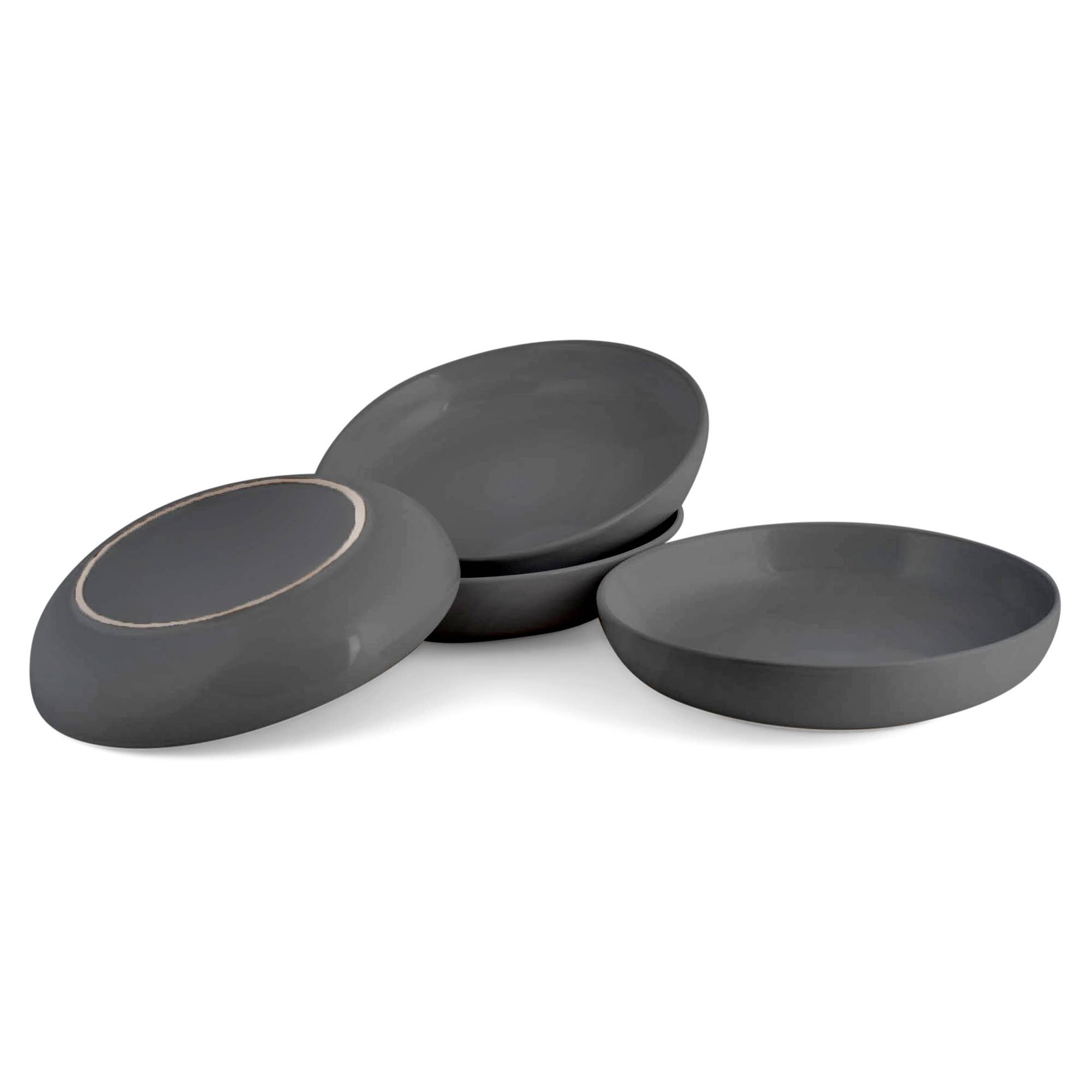 EAST AVENUE – wholesale Bowl – Dinner Bowls Set of 4, Charcoal Gray4
