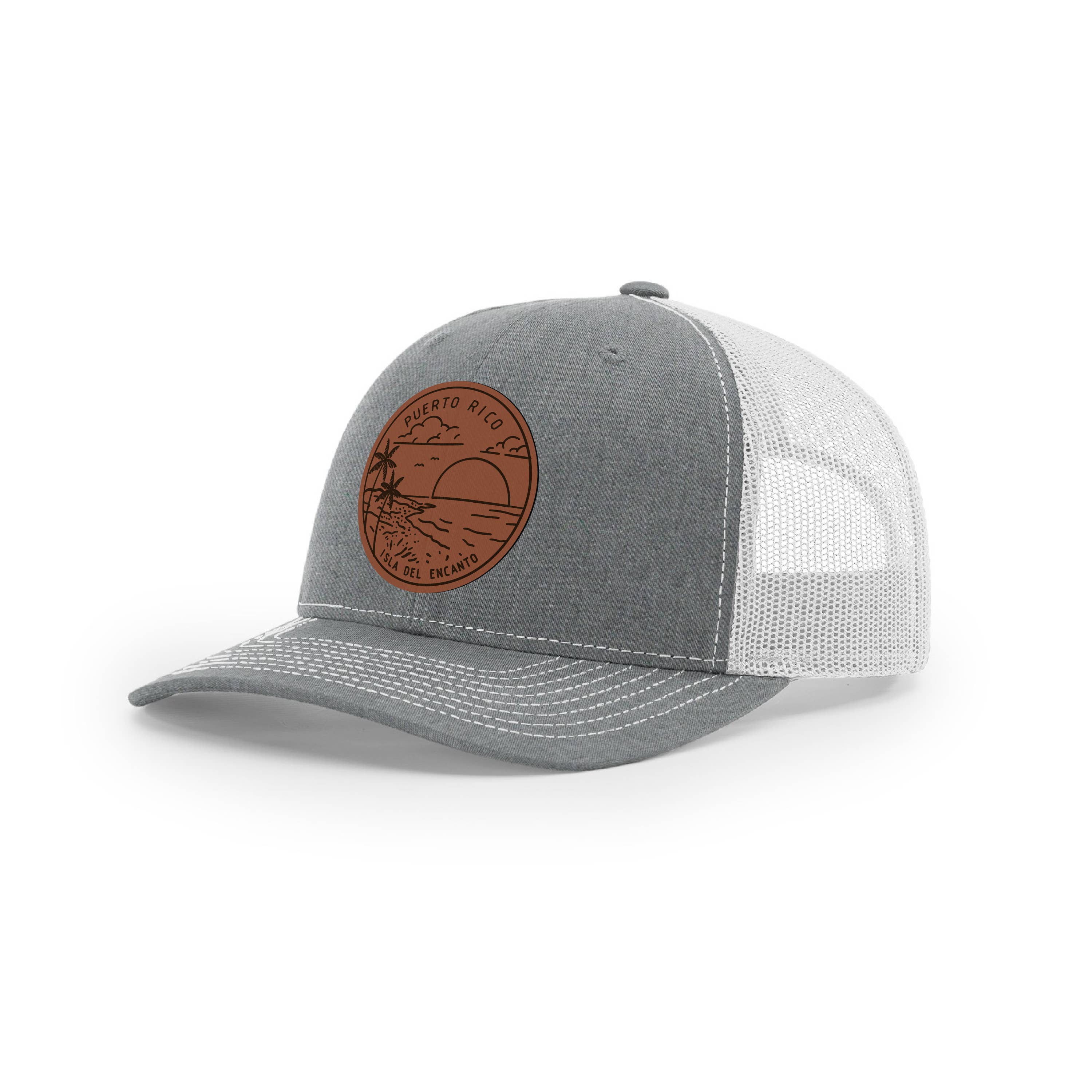 Albion Mercantile Co. - Wholesale Trucker Hat - Unisex - Puerto Rico Hat | Leather Patch Hat | Trucker Hat9
