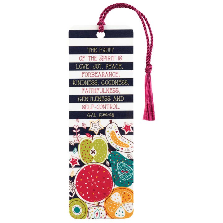 Dicksons - Wholesale Bookmark - THE FRUIT OF THE SPIRIT TASSEL BOOKMARK