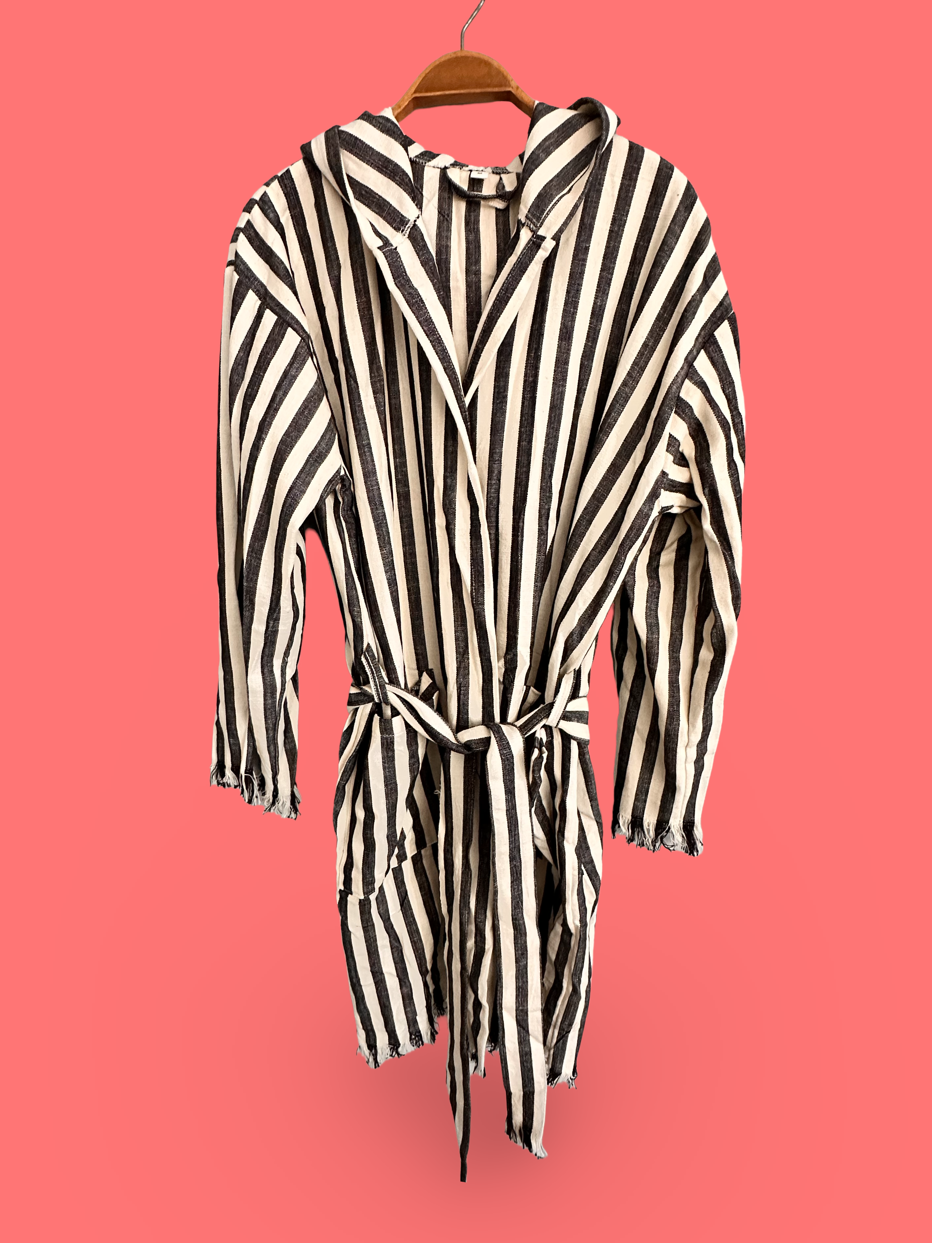 Buld&Co. - Wholesale Robe - Women's - Datca Striped Bathrobe, Beach Wear, Turkish Kaftan0