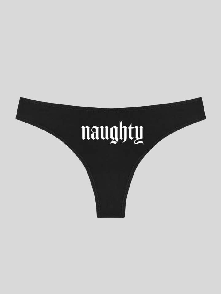 Lingerie Fetiche BDSM Gótica, Tanga Malandra por atacado de Wickedly Divine Shop
