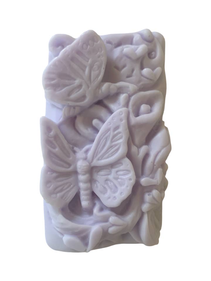 Butterfly Bar of Soap, Gift, Handmade, Spring, Summer Theme for wholesale by Plunk Soap and Candle Company