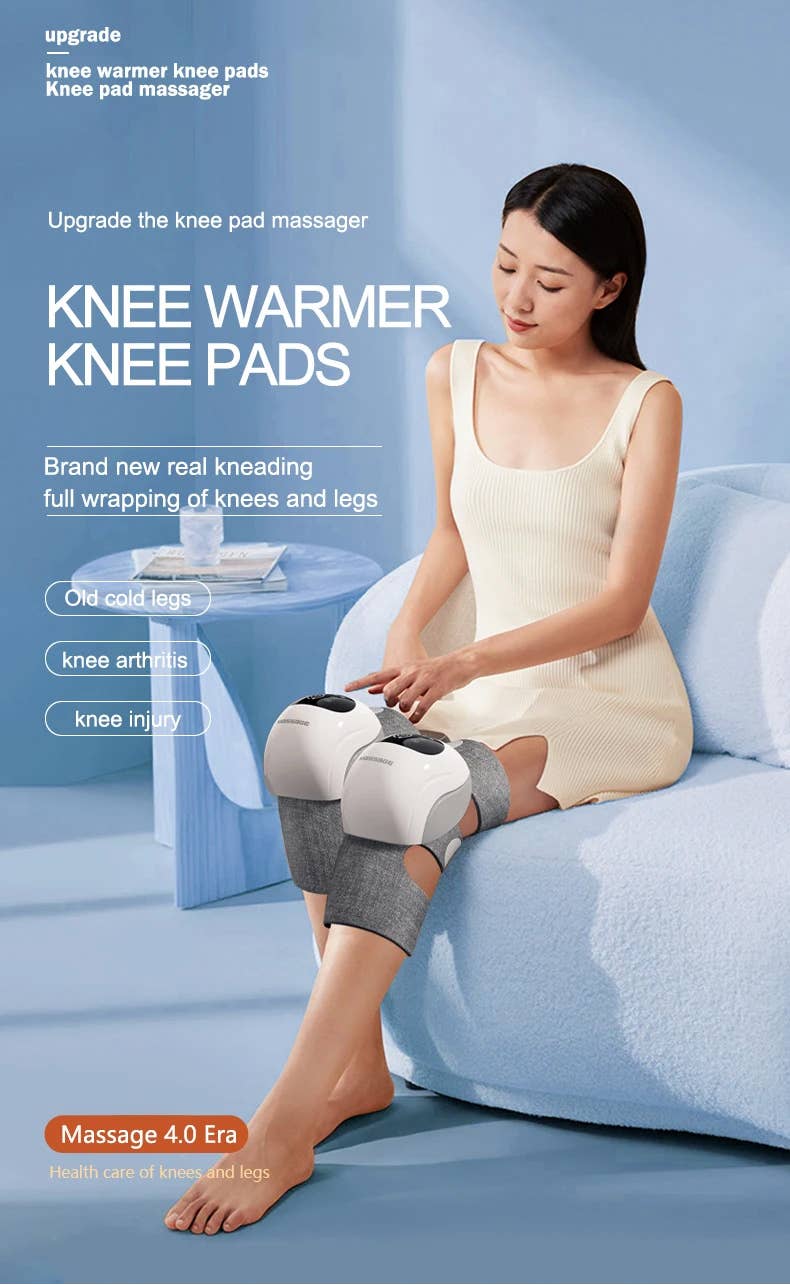 GulleeGadgets - Vente Appareils de massage - Appareil de massage des genoux pour soulager la douleur avec écran LED rechargeable10