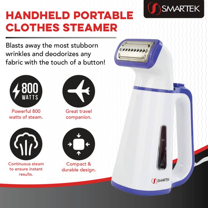 Smartek USA Inc. - Wholesale Steamer - Smartek Handheld Steamer White