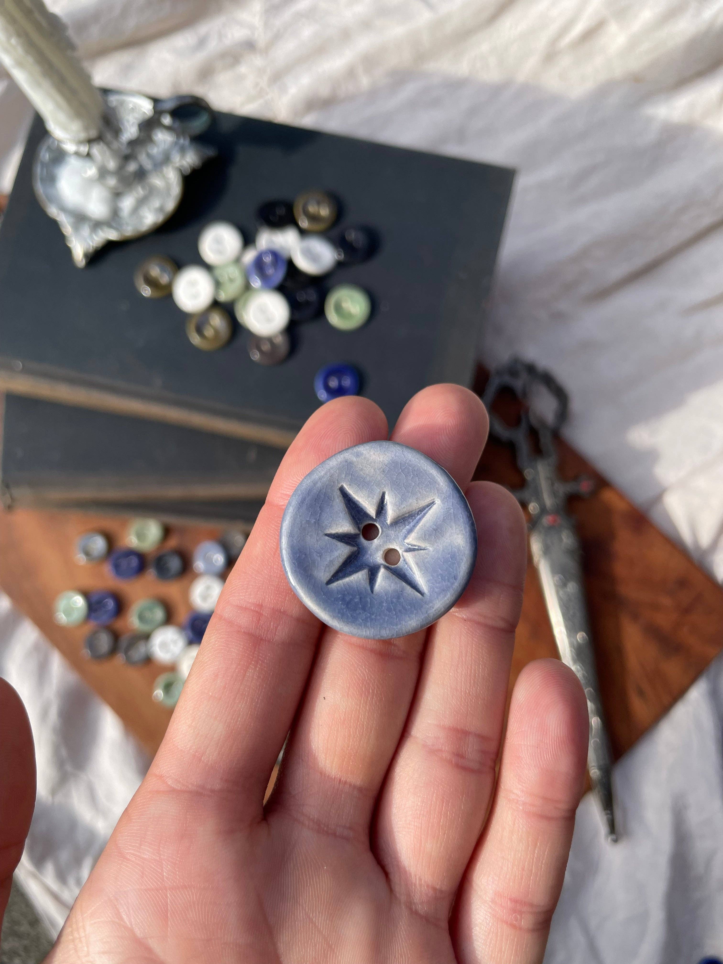 Silver Beast Studio - Wholesale Sewing Button/Snap - 30mm Jumbo Star Button5