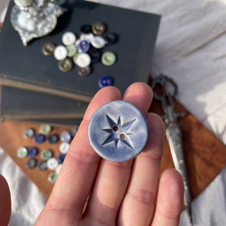 Silver Beast Studio - Wholesale Sewing Button/Snap - 30mm Jumbo Star Button5