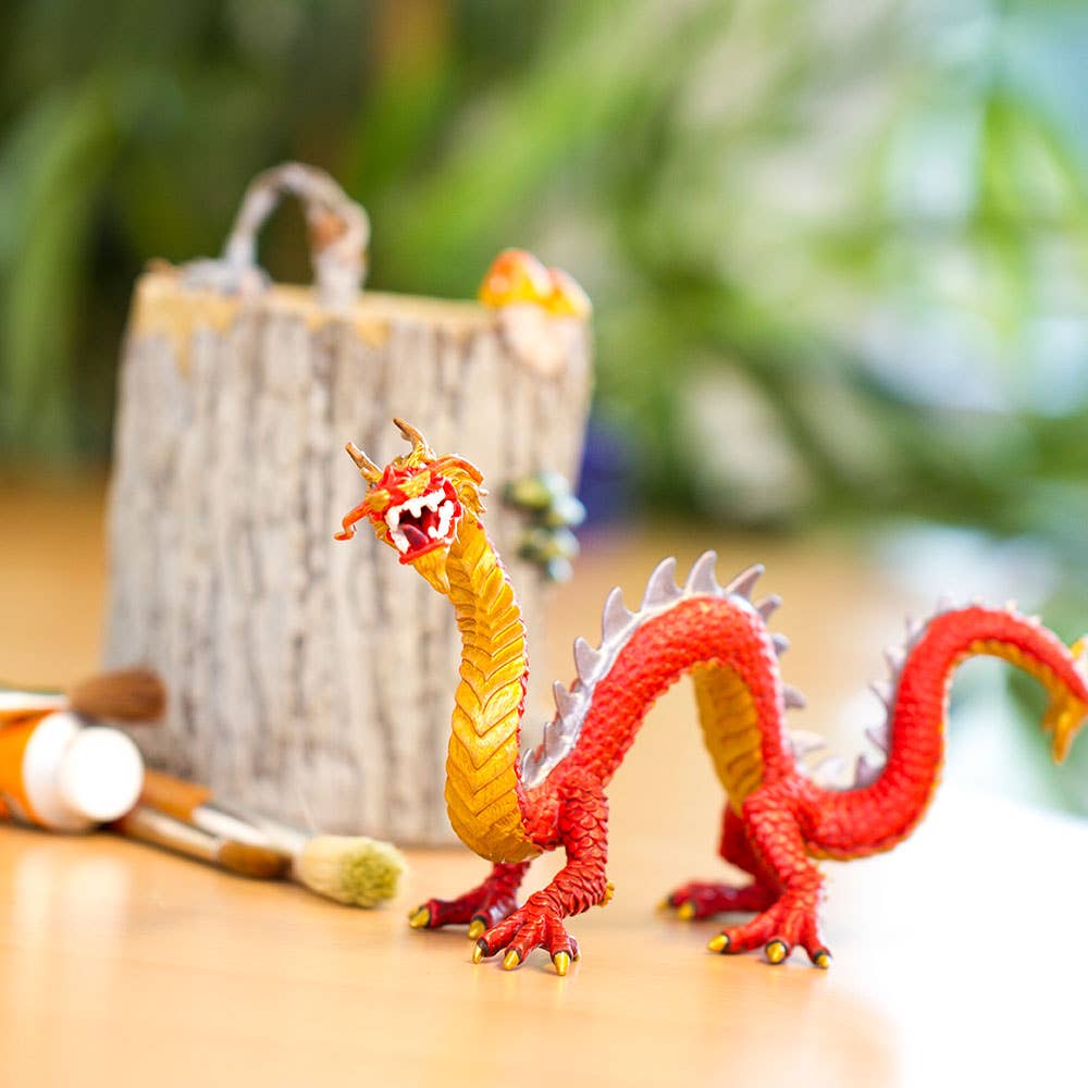 Safari Ltd. - Wholesale Figurine Toy - Kids - Horned Chinese Dragon - 101356