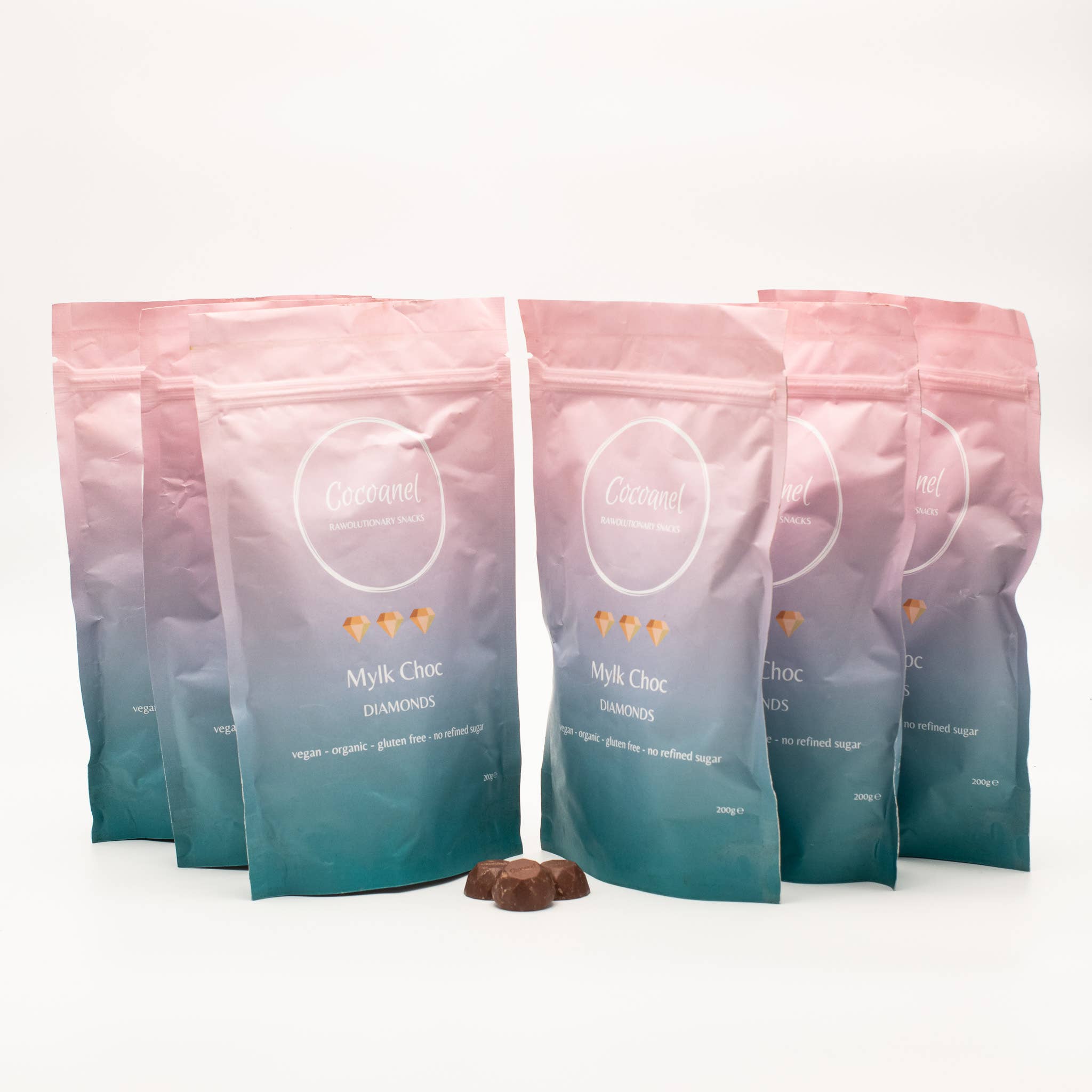 Cocoanel - Wholesale Chocolate - Mylk Choc Diamonds2