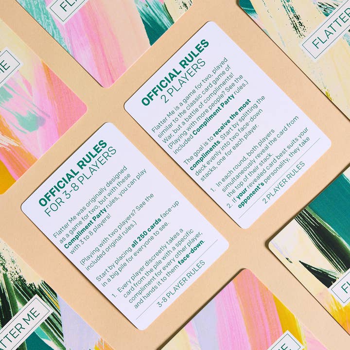 Pink Tiger Games - Wholesale Card Game - Flatter Me: A Compliment Battle Card Game9