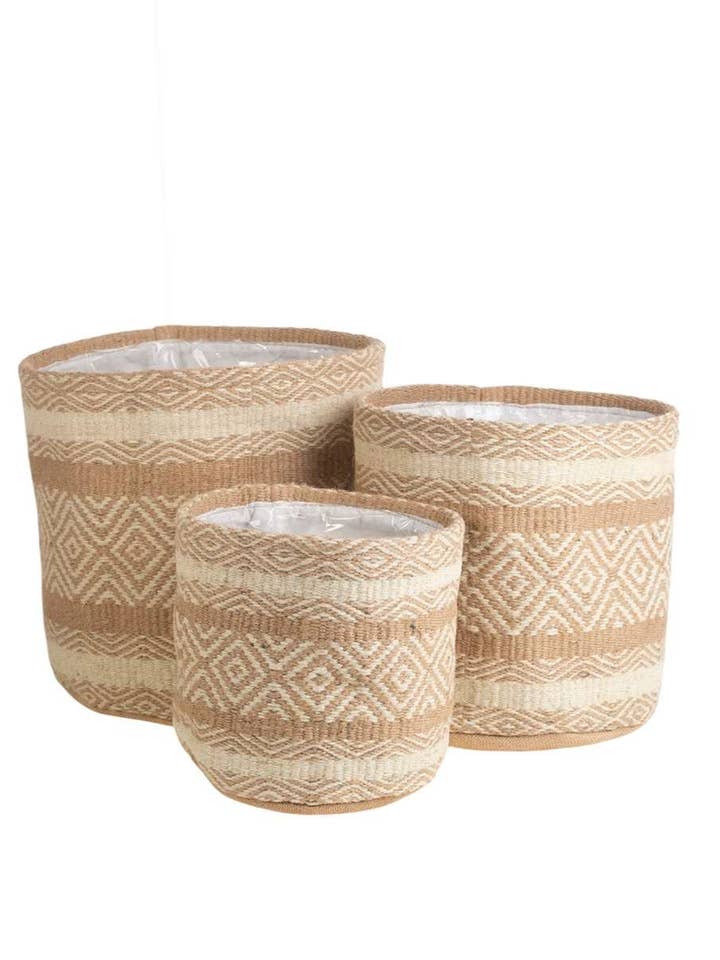 KD3762510_00 - JUEGO TRES CESTAS YUTE para venta al por mayor de Kbas