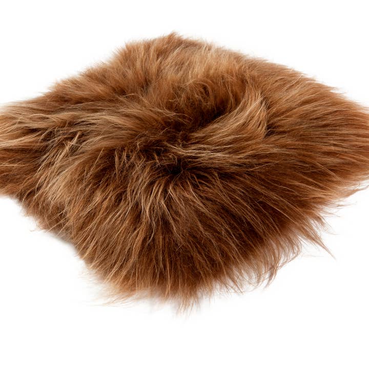 DYRESKINN® - Wholesale Chair/Sofa Slipcover - Chairpad Icelandic brown (37X37cm)4