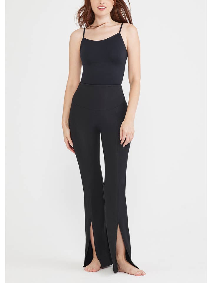 Yummie - Wholesale Fashion Leggings - Women's - Chrissy Split Bootcut Shaping Legging 360Sculpt - Plus Sizes