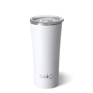 Matte Black Travel Mug and Stemless Wine Cup Set - Swig Life
