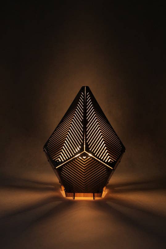 PAPERCRAFT WORLD - Wholesale DIY Craft Kit - SINAR Linez 3D Papercraft Table Lamp16