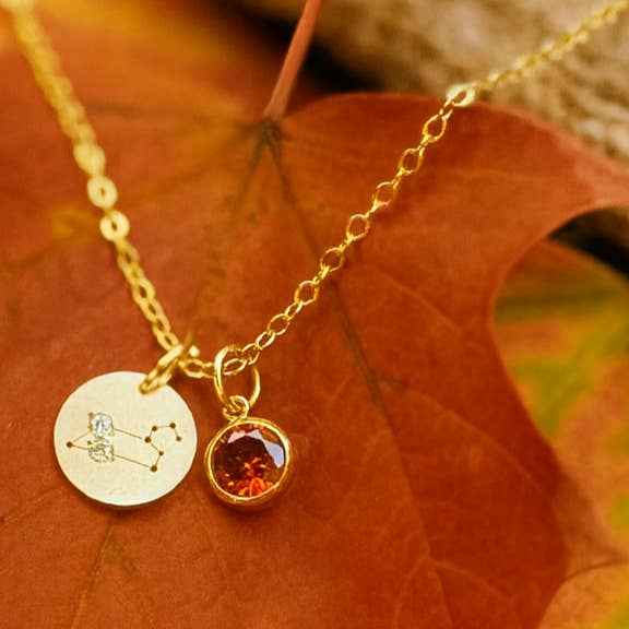 Zodiac Constellation Necklace for wholesale by Qhareed