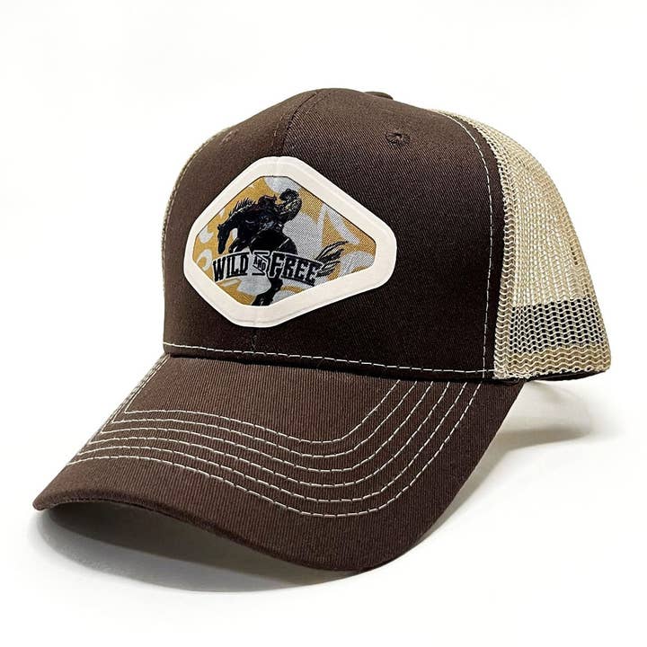 Cowboy - Casquette de camionneur de style occidental pour la vente par Peace and Dozen Inc