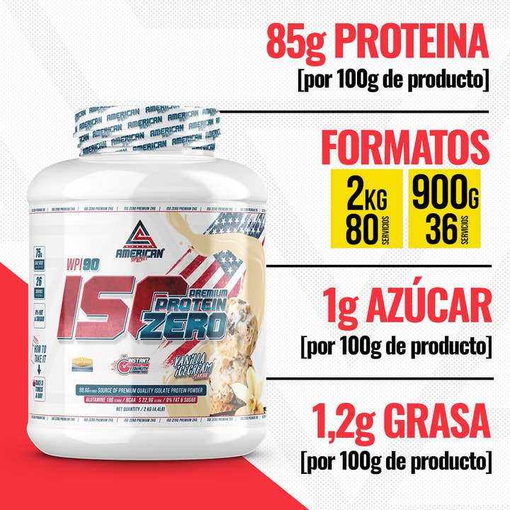 AMERICAN SUPLEMENT S.L. - Wholesale Protein/Superfood Powder - American Supplement | Single Dose Premium Iso Zero Protein 30g3