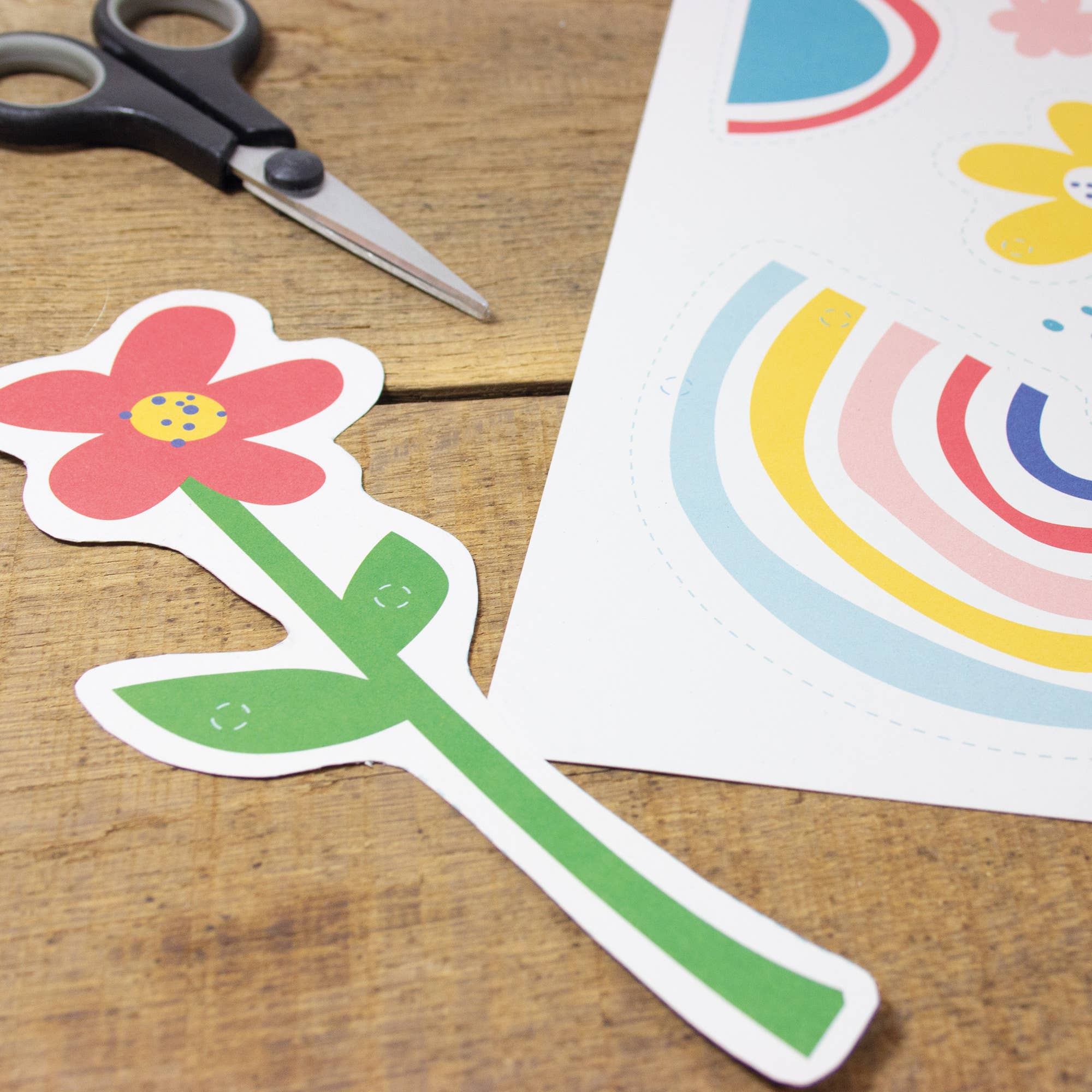 Bow & Hummingbird - Venta al por mayor Kit de manualidades - Plantilla de manualidades Flower Power1