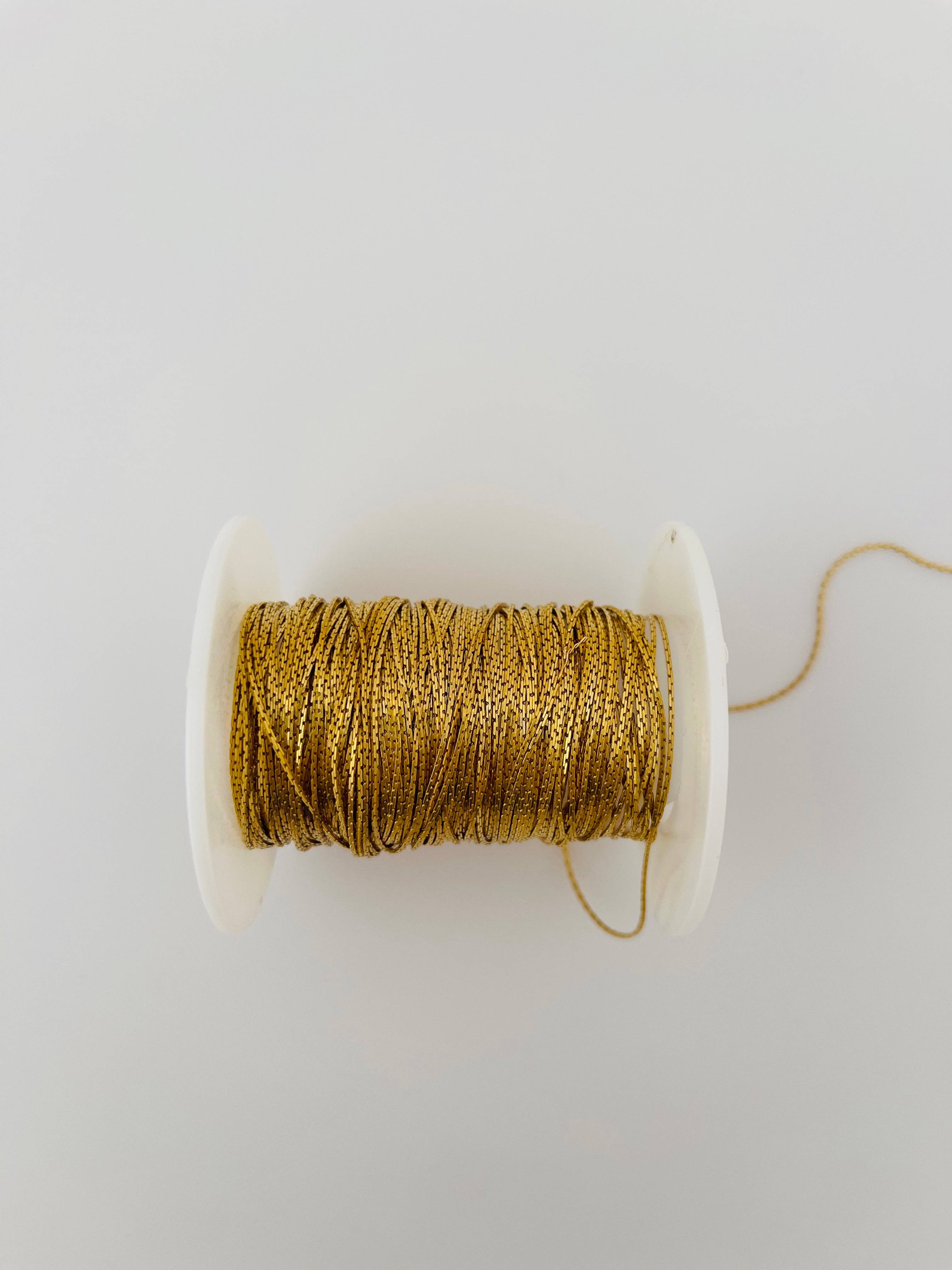 Purity Beads - Wholesale Knutselbenodigdheden - 14K Goud Gevulde Kralenketting – 0,67mm Ultrafijne Ketting, Verkocht per Voet – Echte Goud Gevulde Ketting voor Fijne Sieraden & Kralenprojecten, 1 Voet.1