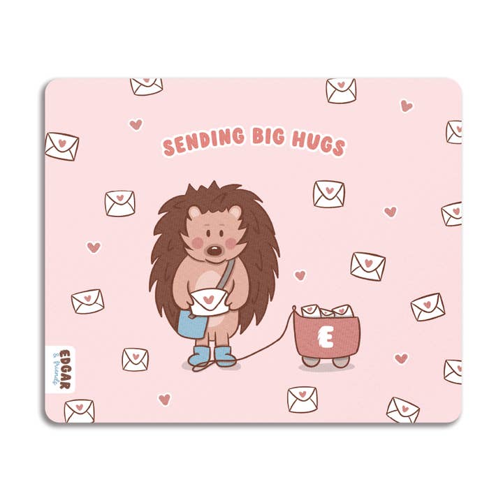 Mouse pad | Sending Big Hugs for wholesale by Edgar & Friends
