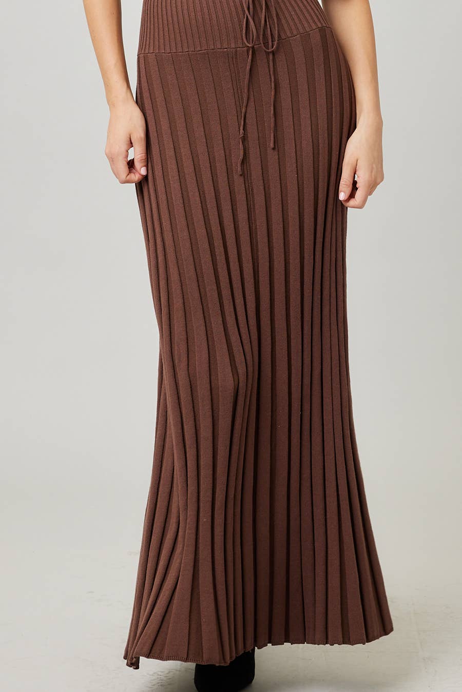 ILLA ILLA - Wholesale Dress - Women's - Knit Pleat Maxi Dress 15