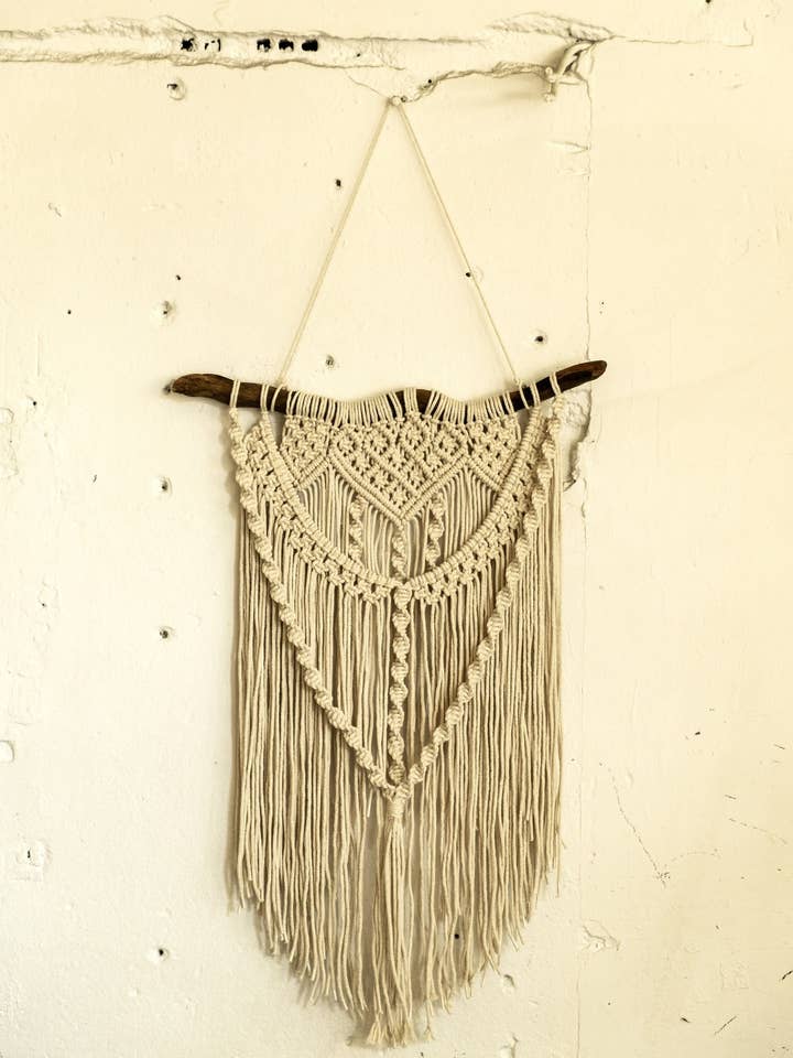 Macrame Wall Hængende, Tapestry Vægindretning, Indretning af hjemmet for engroshandel hos Gypsy Moon Arts