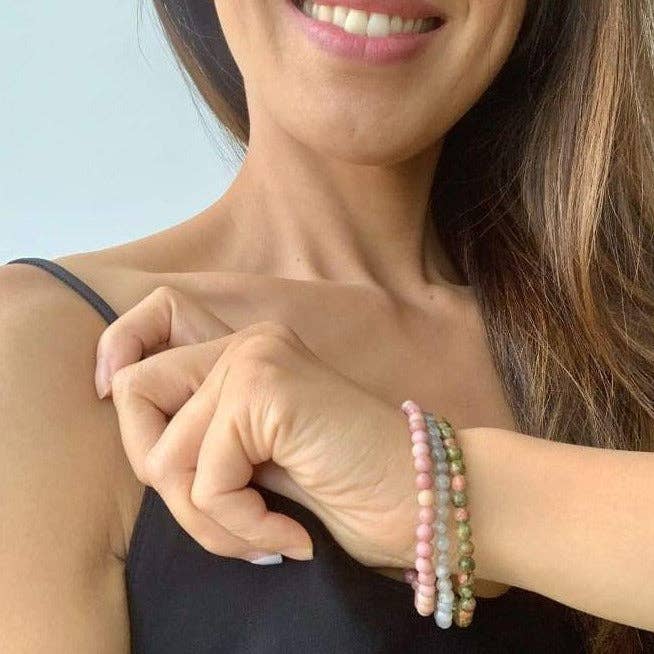 KARMA YOGA SHOP - Wholesale Jewelry Set - Set of 3 “Heart Healing” Mini Bracelets4