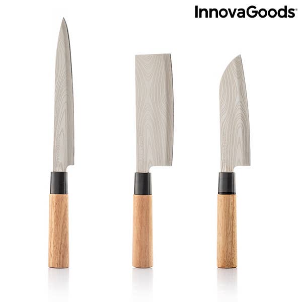InnovaGoods – wholesale Knivset – Professionellt japanskt knivset med väska från InnovaGoods1