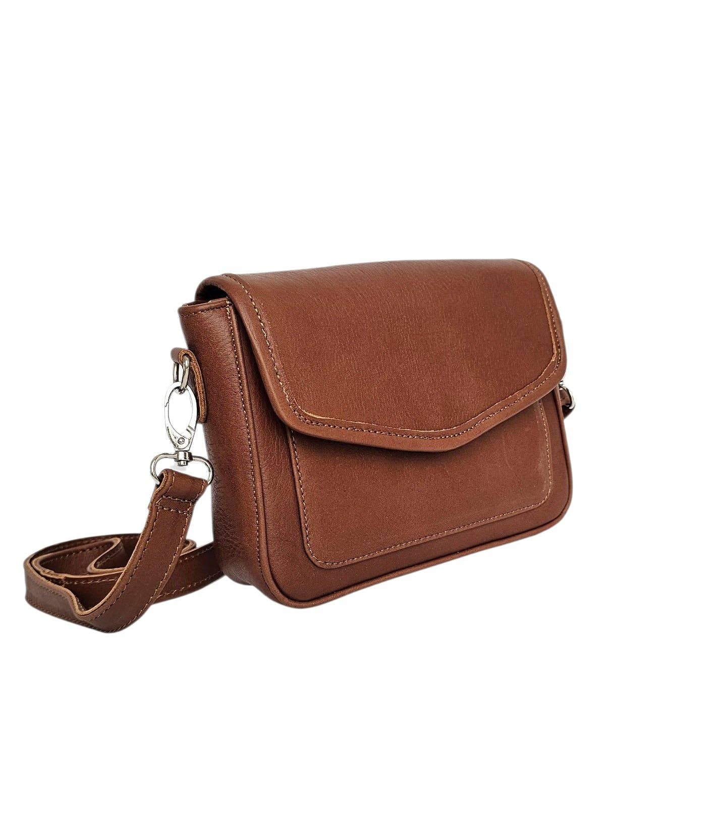 MBH Leather - Wholesale Crossbody Bag - Women's - Nolita Crossbody Bag - Brown1