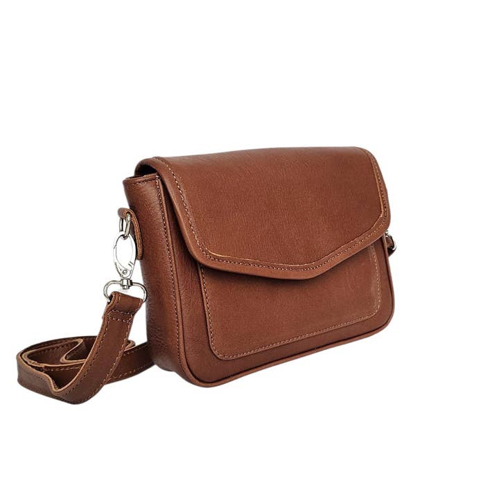 MBH Leather – Großhandel Umhängetasche - Damen – Nolita Umhängetasche - Braun1