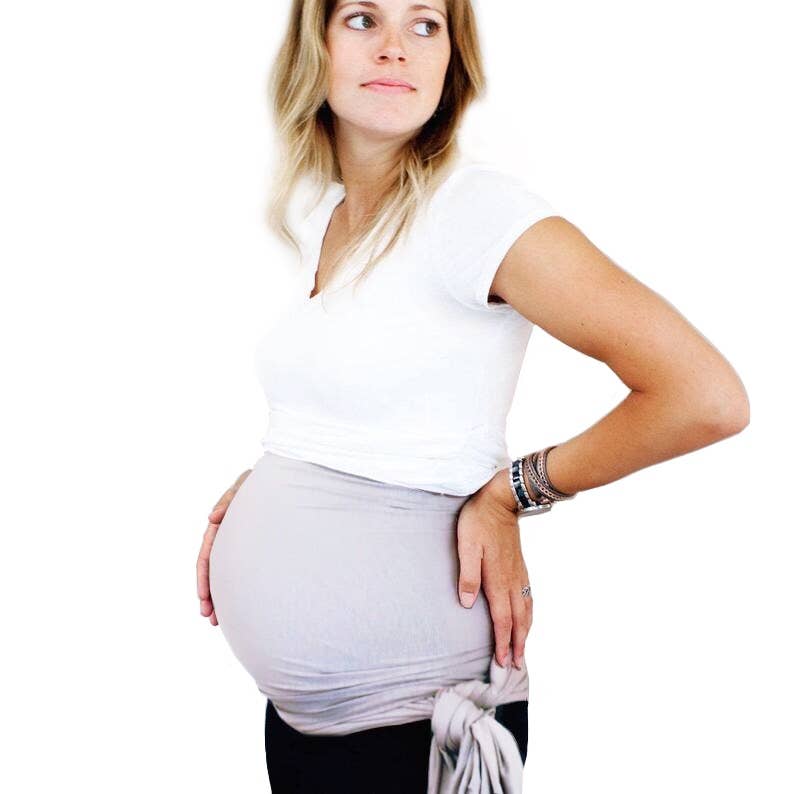 Womb Wrap Co. - Wholesale Belly Band - Maternity - Sage Womb Wrap™ l Natural Bamboo Belly Wrap1