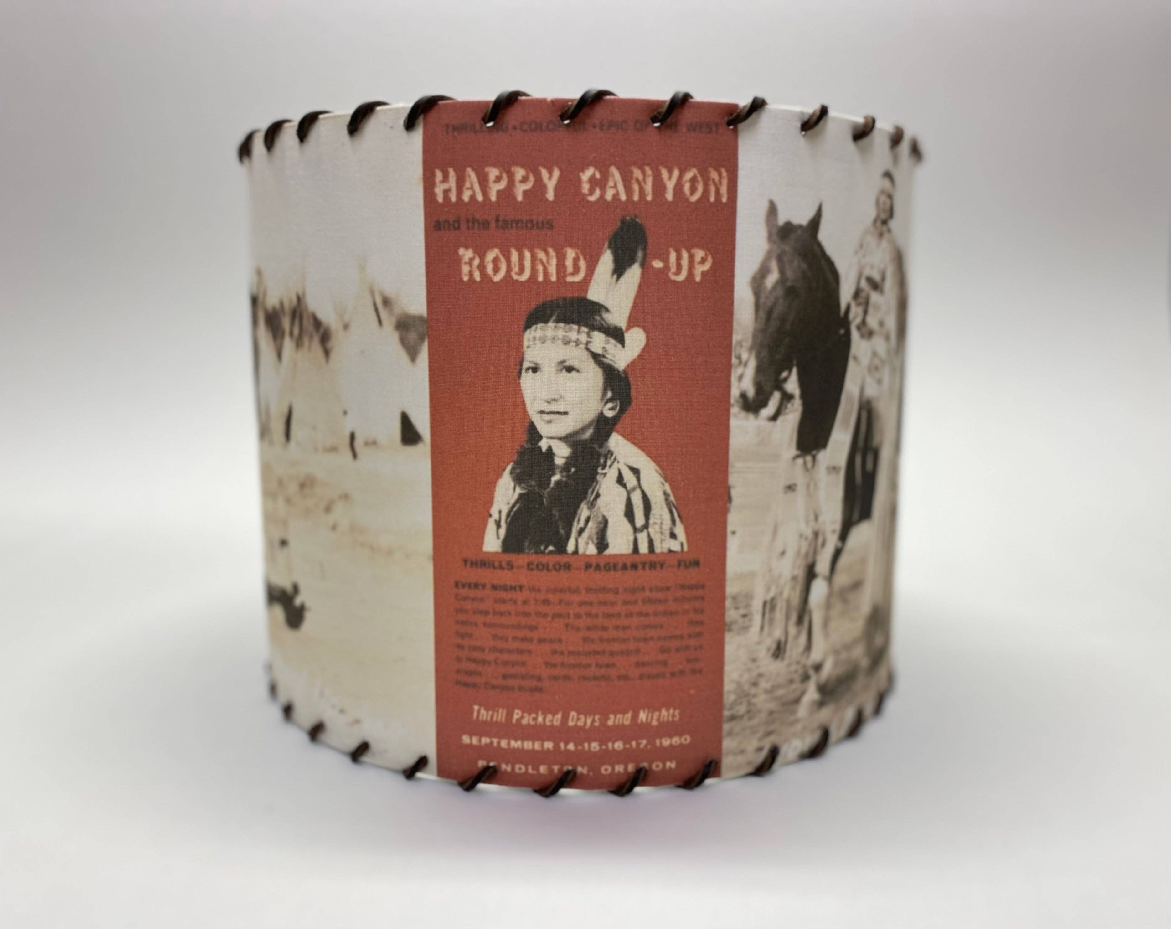 Red Dirt Ranch Clothing Company - Wholesale Lamp Shade - Lampshade Pendleton Happy Canyon 19482