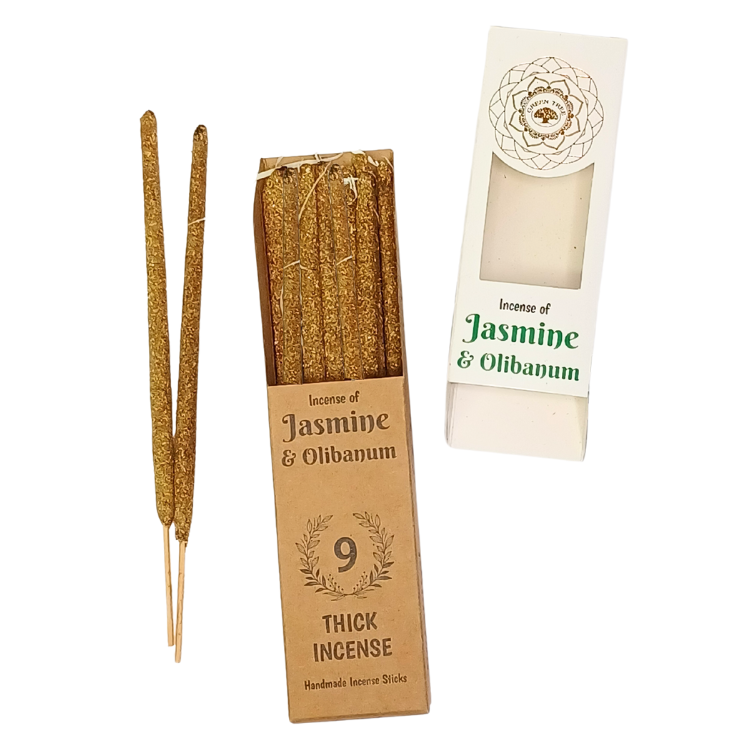 Green Tree - Wholesale Incense - Green Tree Jasmine & Olibanum Botanical Thick Incense Sticks2