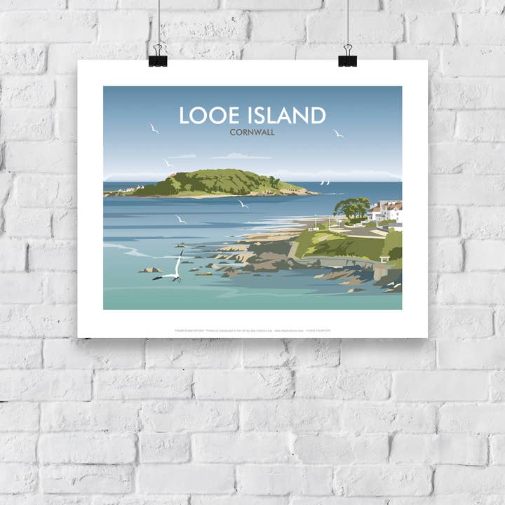 Star Editions – wholesale Art print – Looe Island By Artist Dave Thompson - Premium Art Print2