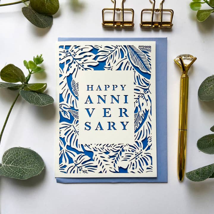 Tarjeta de feliz aniversario para venta al por mayor de Chow's Stories