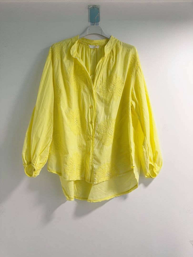 Happy look - Wholesale Button Down Shirt - Women's - Embroidered blouse5