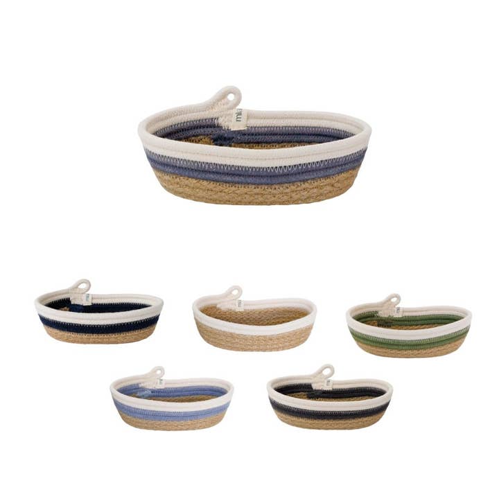 Petite Oval Basket - Jute Jungle for wholesale by Mia Mélange