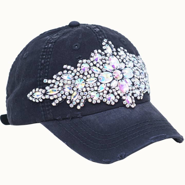 Olive & Pique - Wholesale Baseball Cap - Women's - Abstract Bejeweled Bling Glitz Cap, Adjustable19
