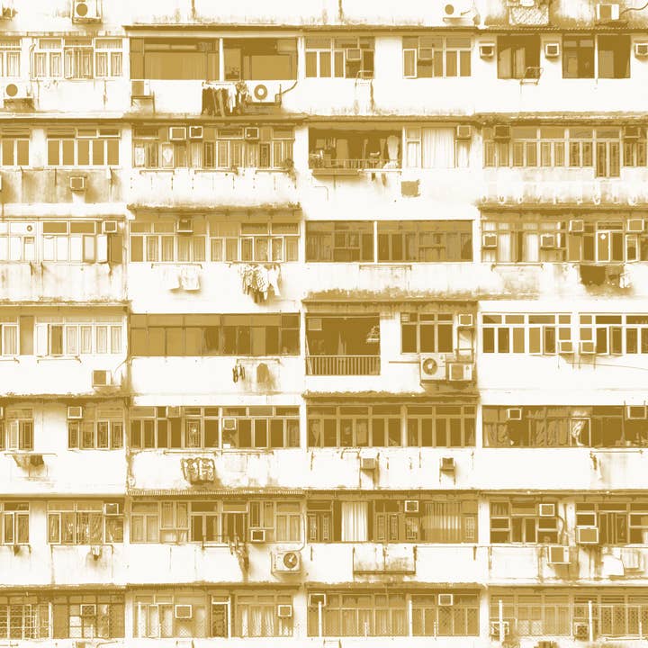 Hoogbouw - Huurder Behang voor wholesale door Detroit Wallpaper Co.