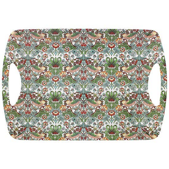 Maison Royal Garden - Wholesale Platter - Large rectangular tray in melamine-W. Morris (Strawberry)0