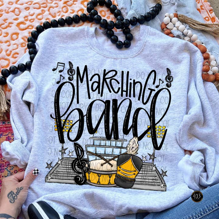 403 Designs - Wholesale Sublimation Transfer - Marching Band DTF Transfer
