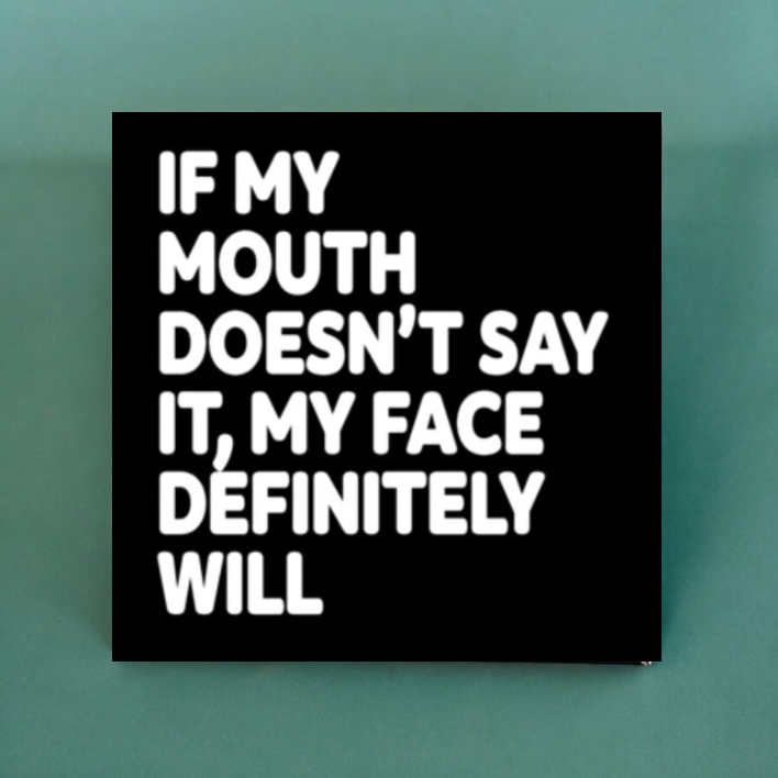 Snarky Megs - Wholesale Magnet - Magnet - If My Mouth0