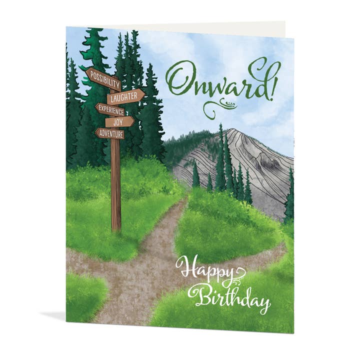 Waterknot - Wholesale Birthday Card - Onward!2