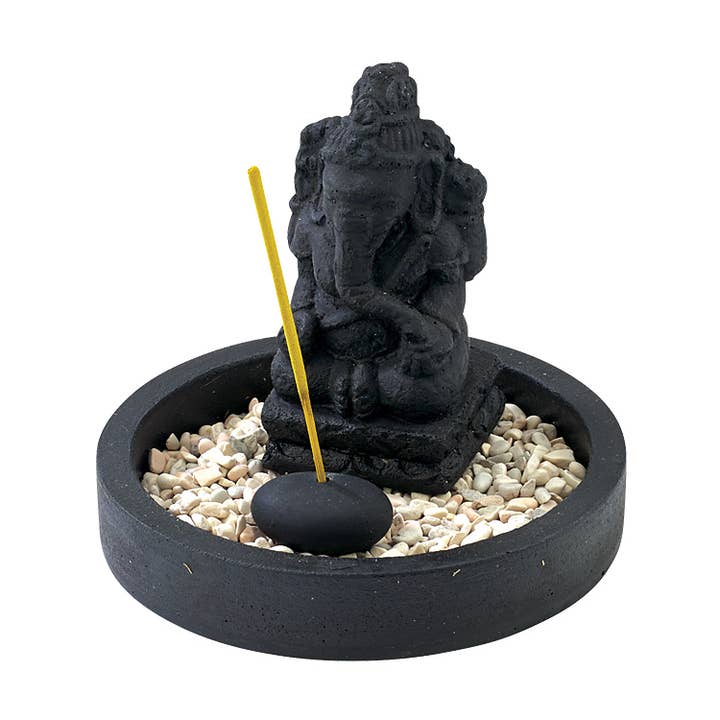 Benjamin International - Wholesale Incense Holder - Ganesh Stone Incense Burner0