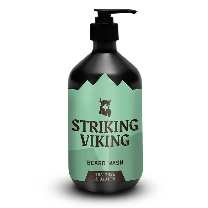 Beard Shampoo - Tea Tree & Biotin for wholesale by Striking Viking