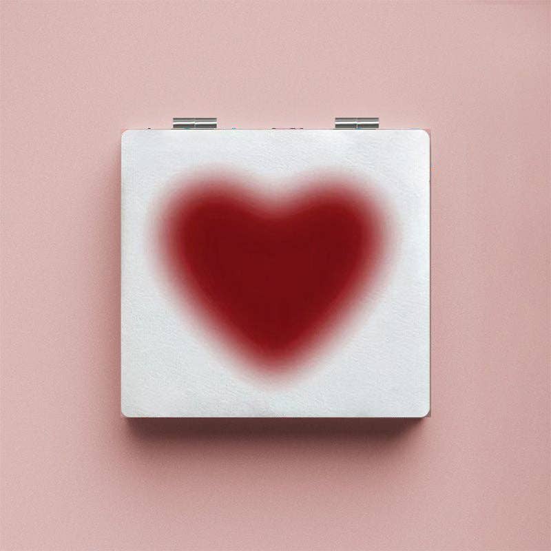 Dipped Shop - Wholesale Makeup Mirror - Love Bow Foldable Mini Makeup Mirror DP25F4040