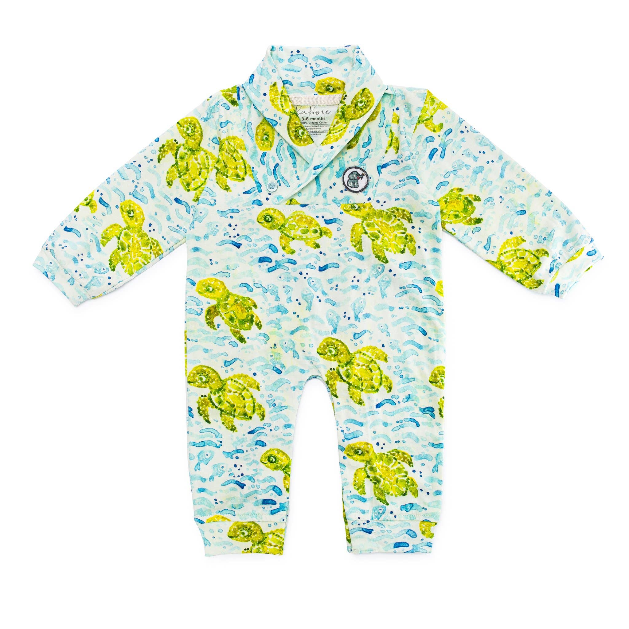 Bubsie - Wholesale Jumpsuit - Baby - Sebastian the Sea Turtle Baby One-Piece
