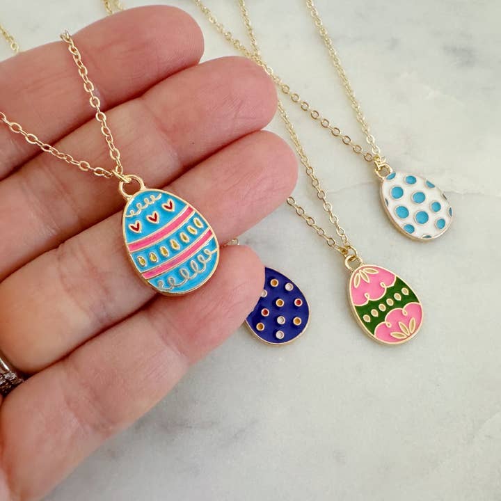 Laalee Jewelry – Großhandel Halskette – Kinder – Osterei-Schmuck, Osterkorb-Geschenk für Kinder, Halskette