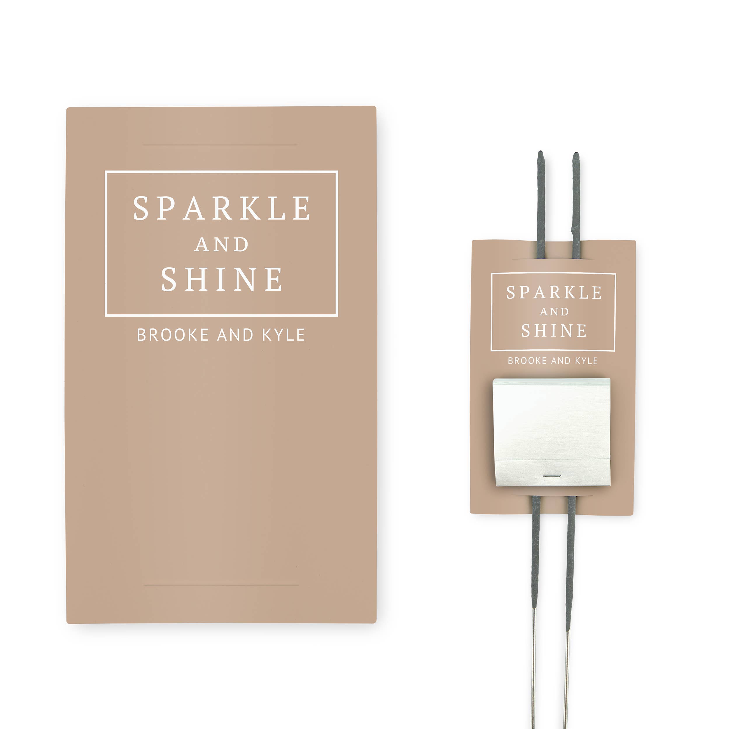 Weddingstar Inc. - Wholesale Gift Tag - Matchbook Sparkler Send-Off Tags - Sparkle and Shine